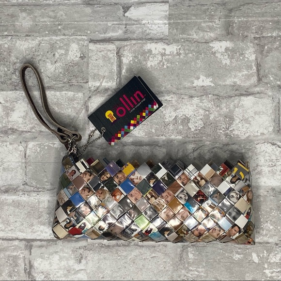 SOLD | NWT RARE Vintage NAHUI OLLIN Ollin Arm Candy Wrapper Clutch Purse - Picture 10 of 10
